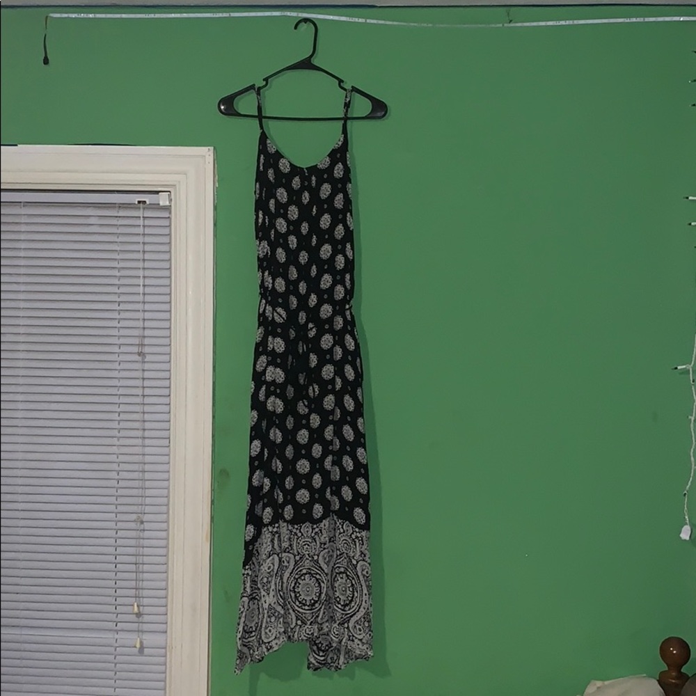 Black and white dress